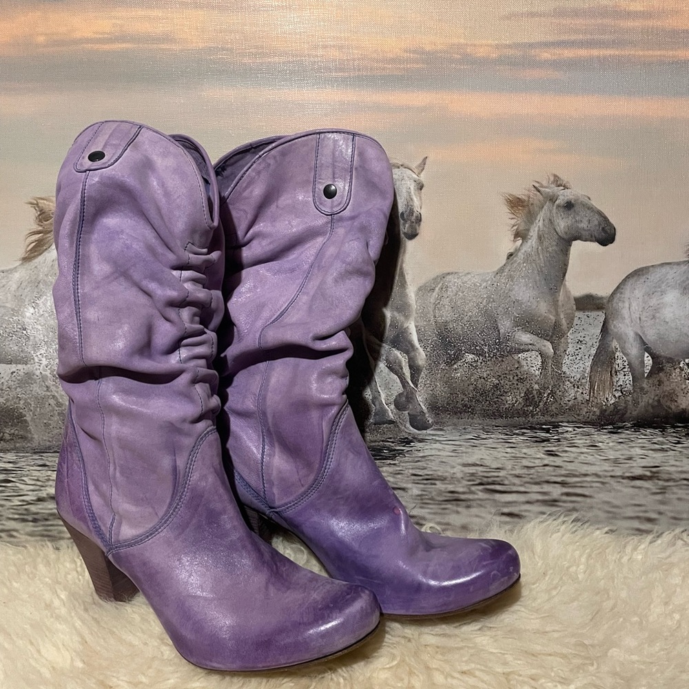 Osvaldo Pericoli Italian western leather boots